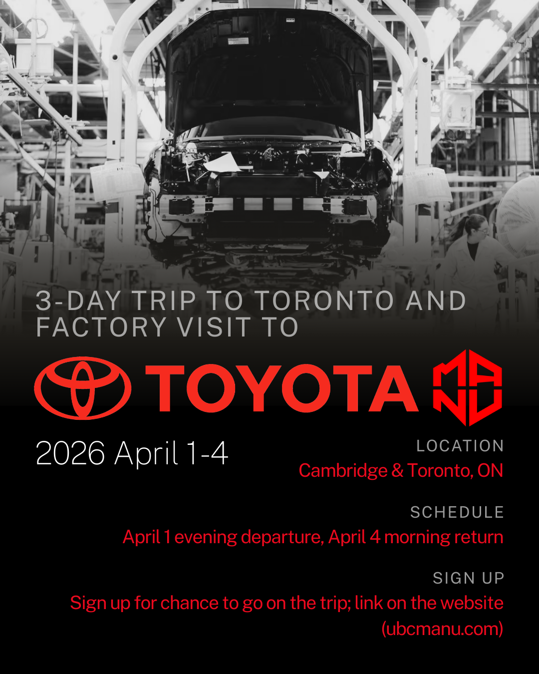 Toyota Factory Tour @ Cambridge, ON